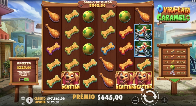 Jogando Vira-lata Caramelo no cassino Onabet